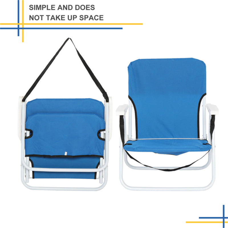 ALICIAN Beach Chair Seat Chair for Outdoor Beach 48.5*44*75cm Blue