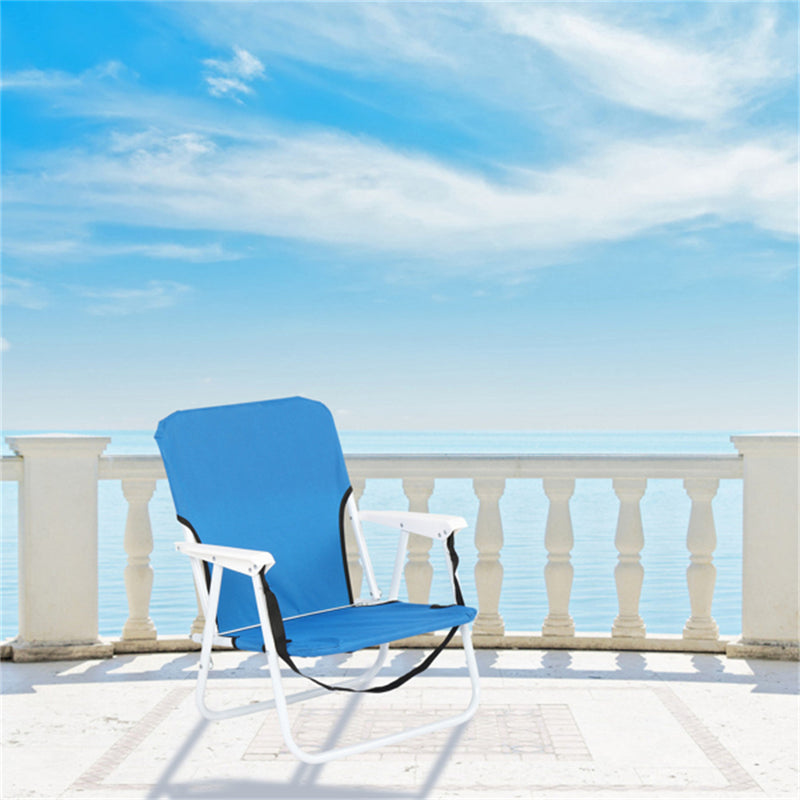 ALICIAN Beach Chair Seat Chair for Outdoor Beach 48.5*44*75cm Blue