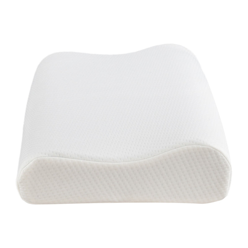 DSSTYLES Contour Pillow Memory Foam Pillow White