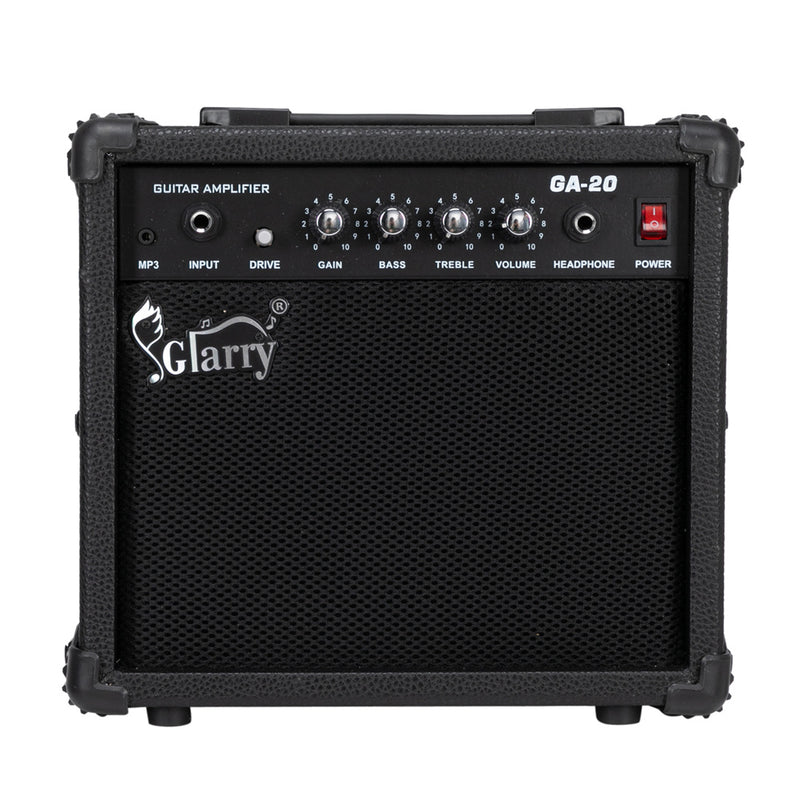 YIWA 20w Electric Guitar Amplifier with Illuminated Power Switch Portable