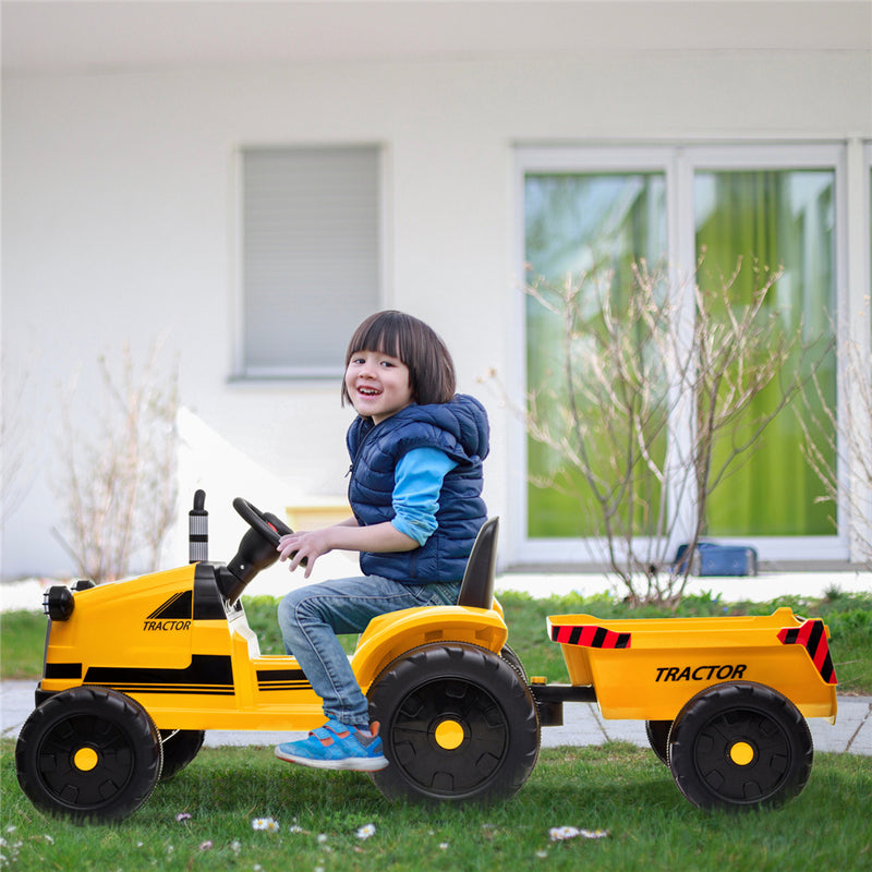 YIWA Dual Drive Electric Tractor with Music Remote Control