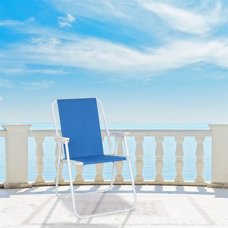 ALICIAN Beach Chair Outdoor Beach 48.5*44*75cm Blue