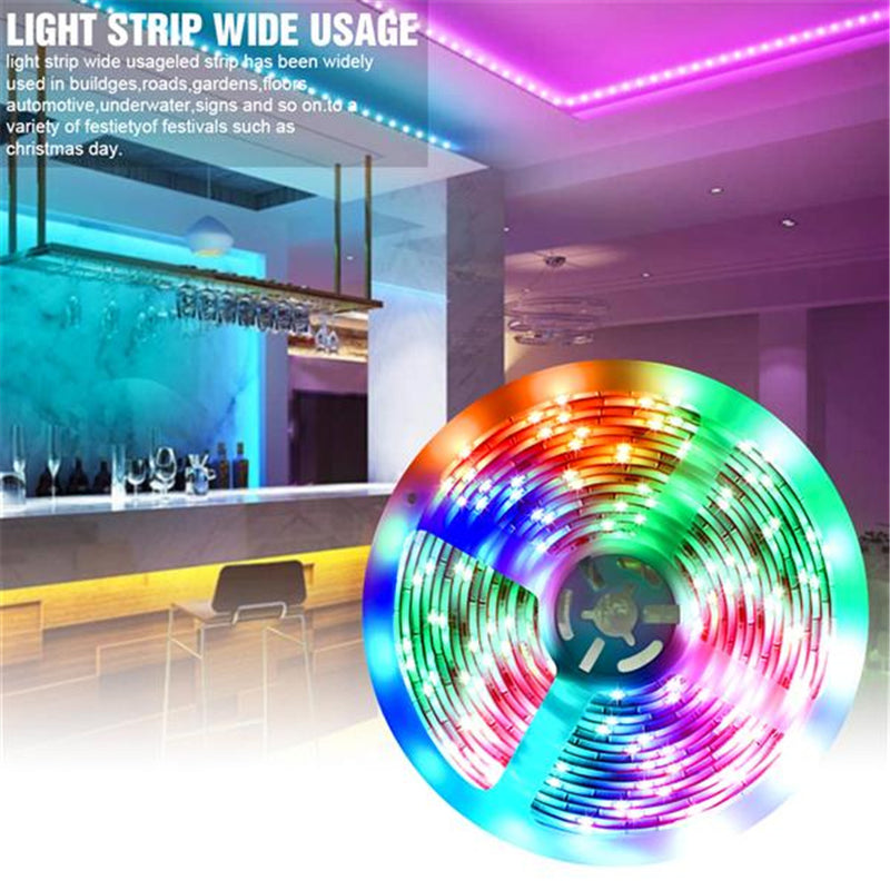 REDCOLOURFUL 10m 300leds RGB Strip Light 24 keys WIFI Controller