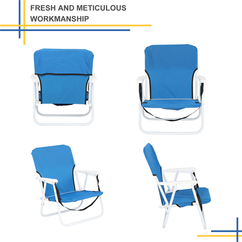 ALICIAN Beach Chair Seat Chair for Outdoor Beach 48.5*44*75cm Blue