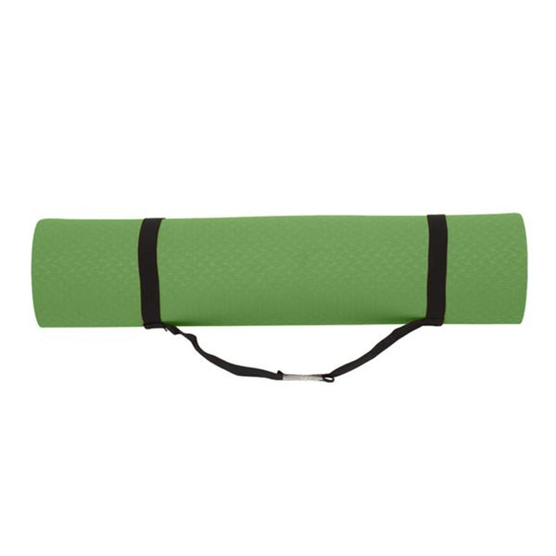 DSSTYLES TPE Yoga Mat 183*61*6cm Non-slip Gym Pad Dark Green