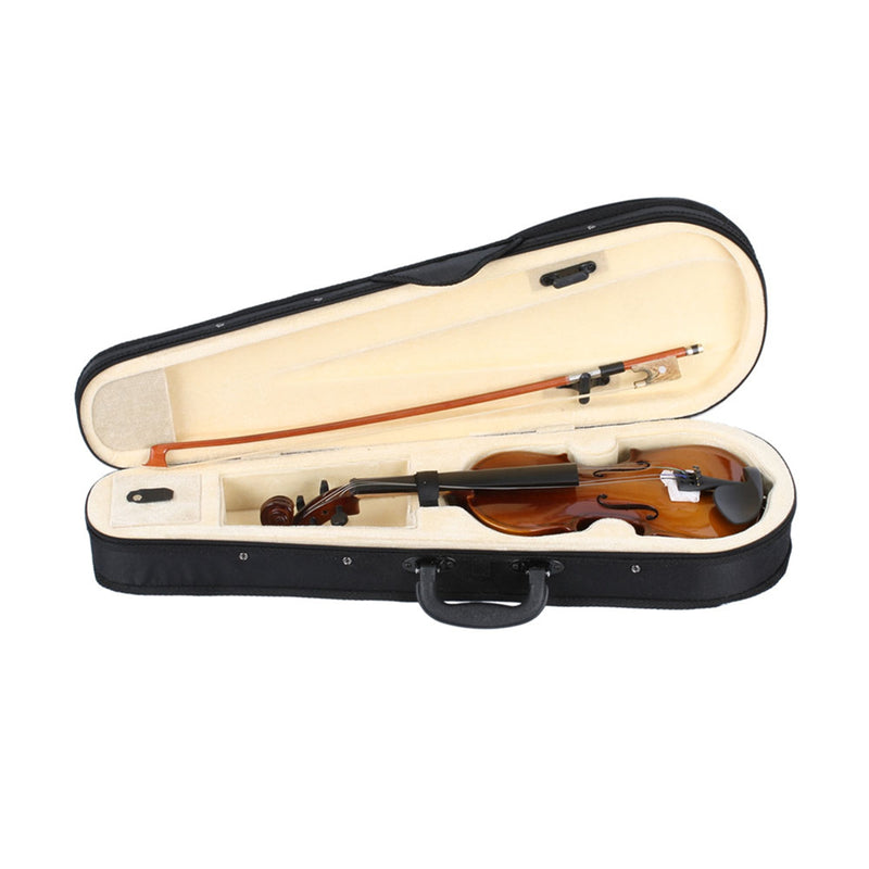 YIWA 1/8 Acoustic Violin With Box Bow Rosin Natural Violin