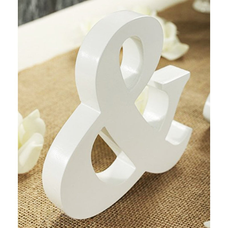 RONSHIN Wooden MRS & MRS Letter Gay Wedding Props Table Ornaments White