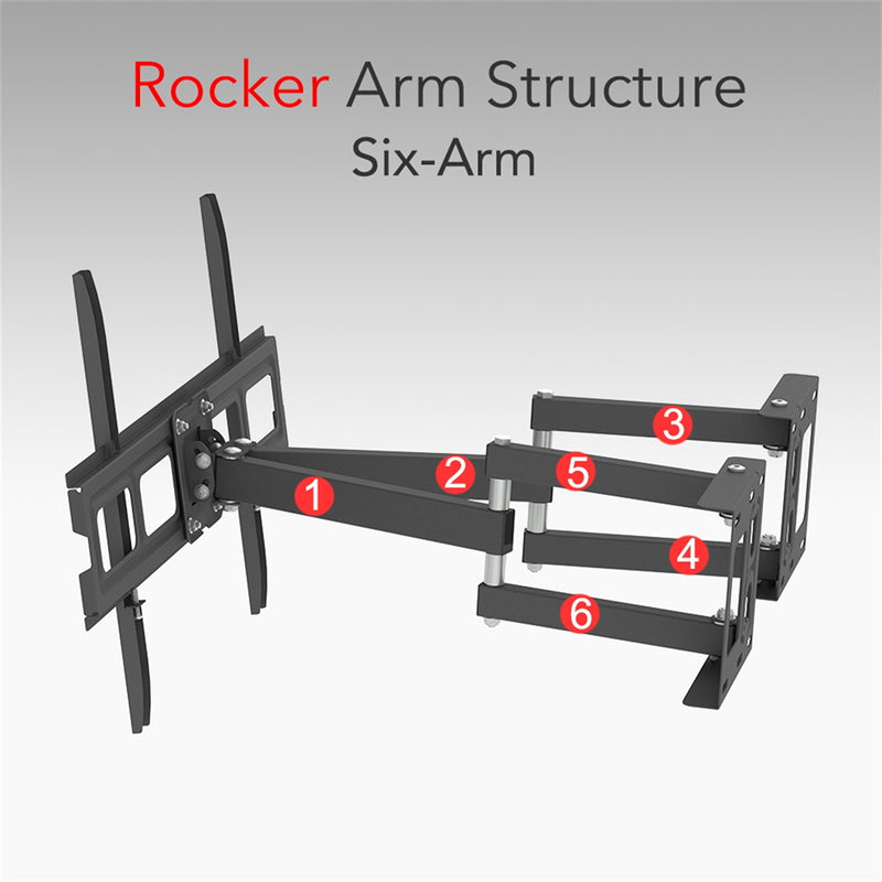 RONSHIN TV Stand Adjustable Light Weight Wall Mount Bracket 32-65 inches