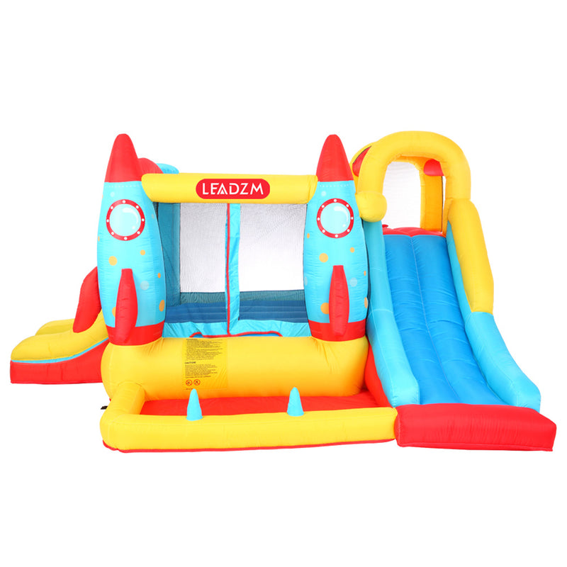 THBOXES Inflatable Bouncer with Air Blower Colorful