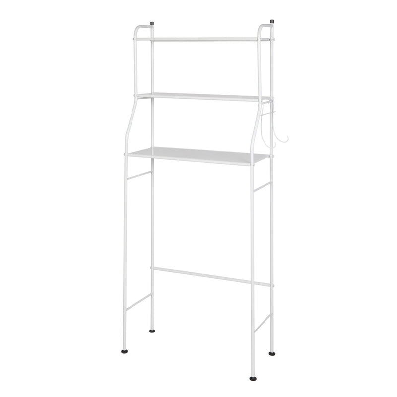 RONSHIN 3-tier Bathroom Storage Rack Towels Toiletries Toilet Organizer White