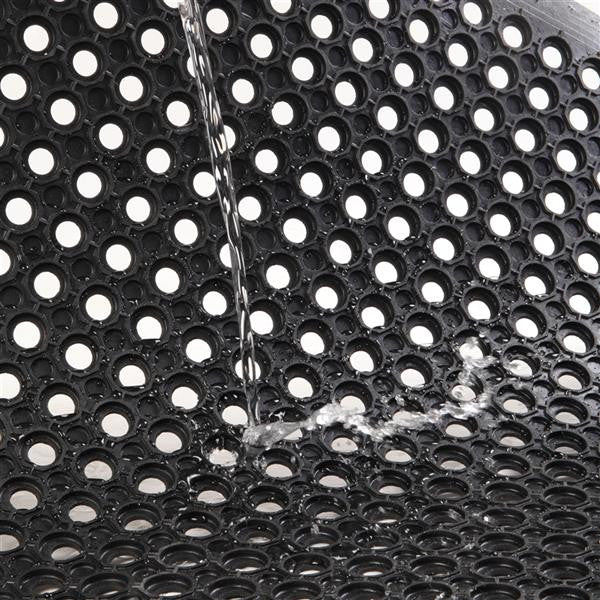 RONSHIN Rubber Floor Mat with Holes Non-slip Drainage Mat for Kitchen Restaurant Bar Bathroom