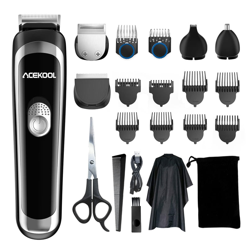 ACEKOOL Hair Trimmer BT1 19-in-1 Cordless Grooming Kit US Plug