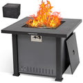 GARVEE PIONEERWORKS 32 Inch Propane Fire Pit Table 50000BTU Rectangle Fire Table