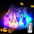 WHIZMAX 20 LEDs Halloween Ghost String Lights 11.8ft