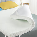 HOMHOUGO Mattress Topper Full 2 Inch Green Tea Egg Crate Memory Foam Mattress Topper