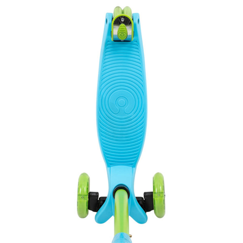 YIWA Toddlers Scooter Non-foldable 3-speed Adjustment Blue-Green