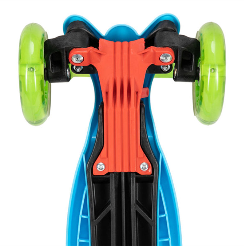 YIWA Toddlers Scooter Non-foldable 3-speed Adjustment Blue-Green