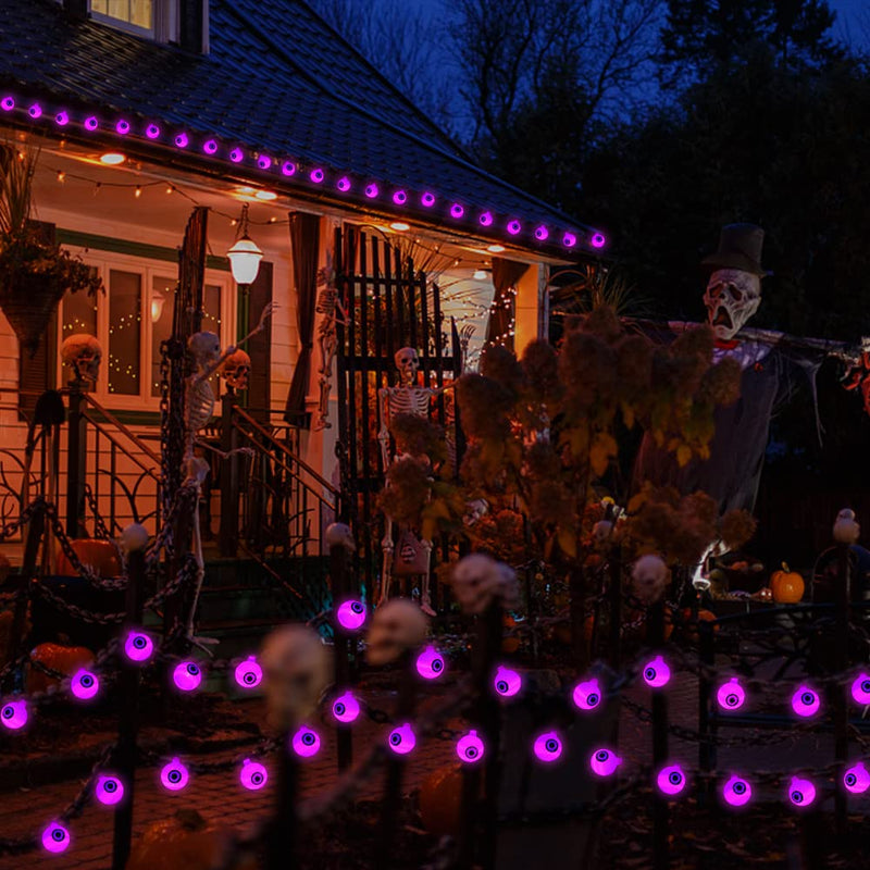 CYNDIE Halloween Eyeball String Lights with 30 LED