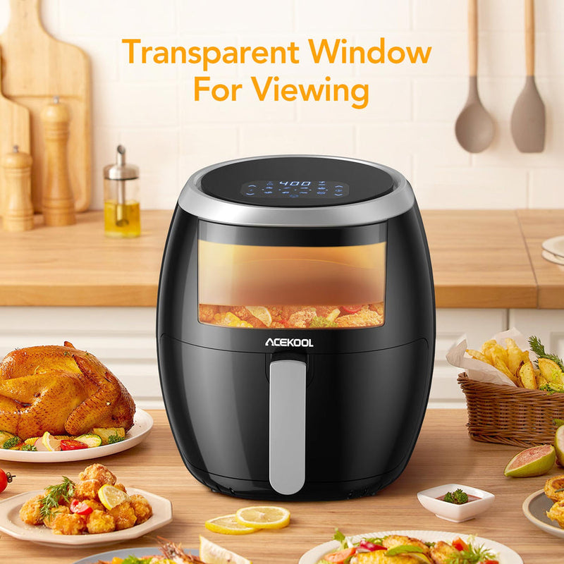 ACEKOOL Air Fryer FT2 8.5QT Touch Screen with Visible Window