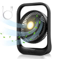 ACEKOOL Fan ND2 Rechargeable Desk Fan with Night Light - Black