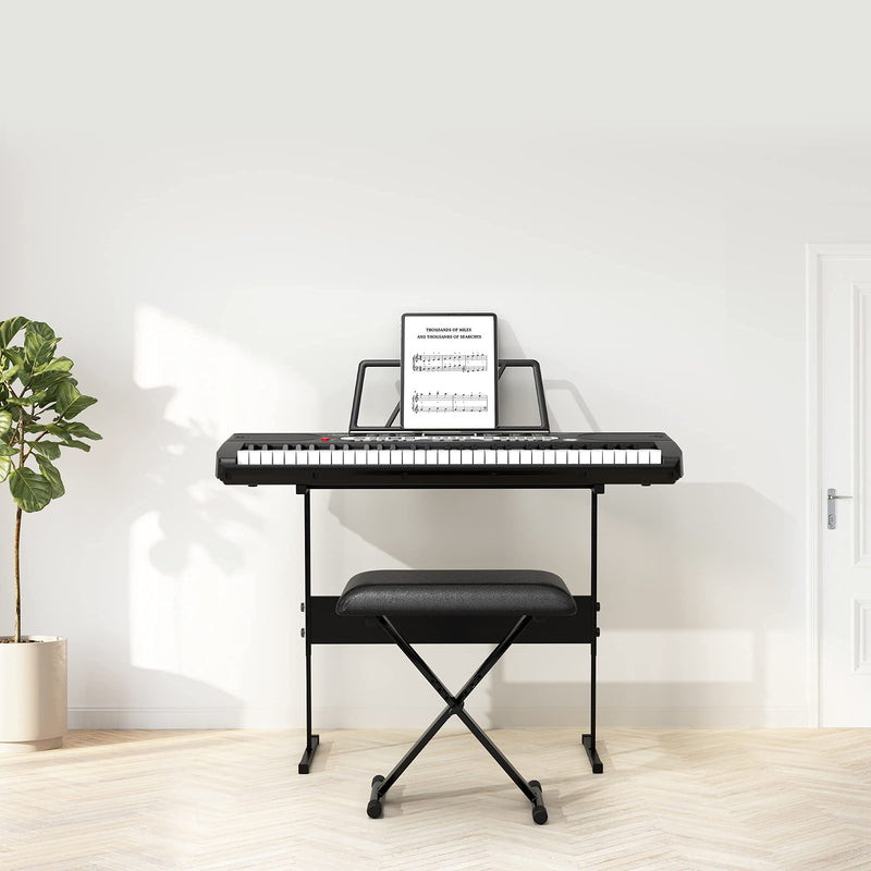 IDEALHOUSE Musical Instrument 61-Key Beginners Electric Keyboard Piano