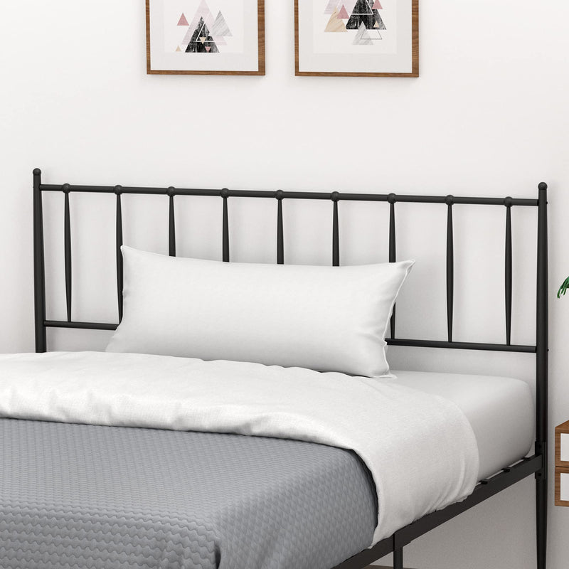 IDEALHOUSE Queen Size Metal Platform Bed Frame with Headboard