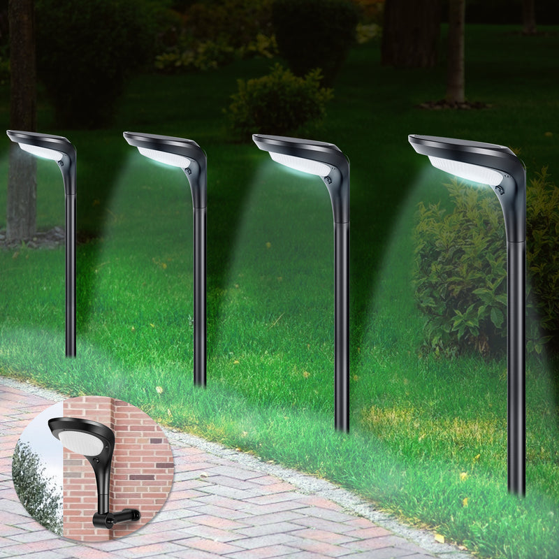 LITAKE 4 PACK Solar Landscape Path Lights LED Garden Spotlight Lights