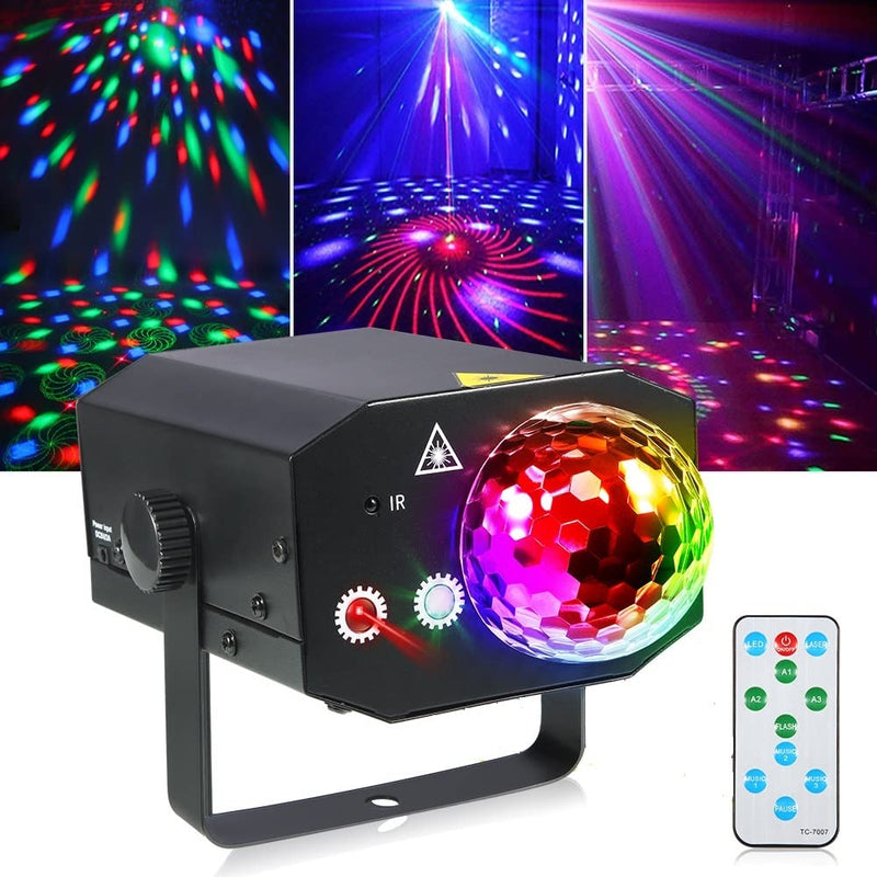 LITAKE Party Lights 2 in 1 Strobe Lights Disco Ball Lights