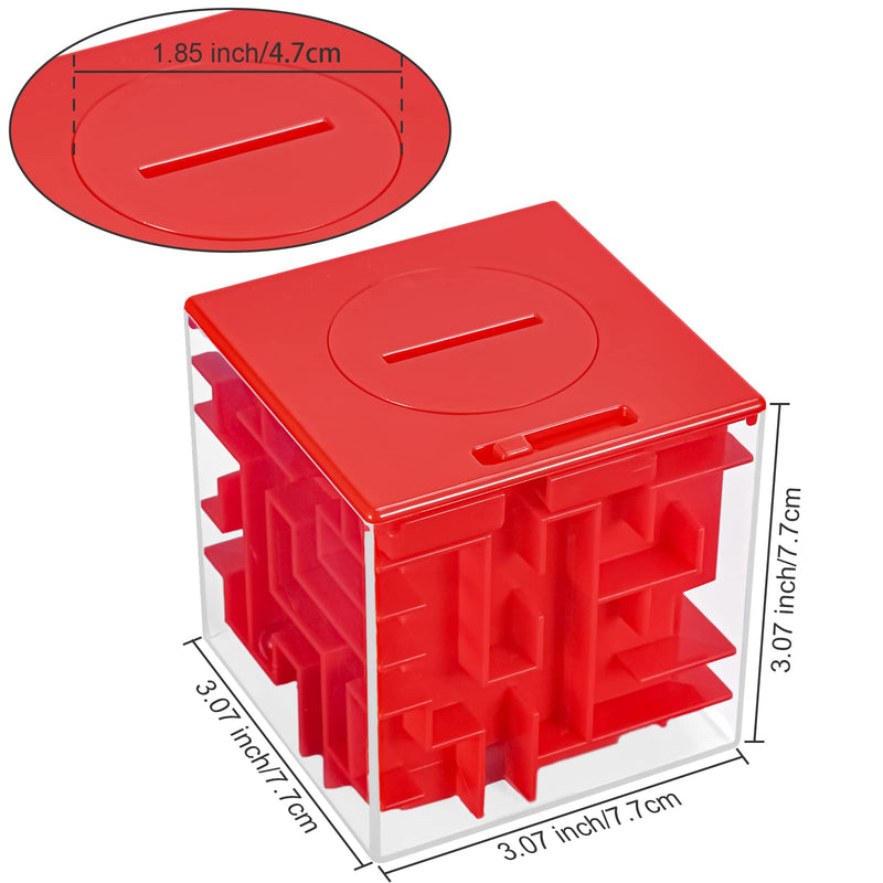 THINKMAX 6Pcs Money Maze Puzzle Box for Kids and Adults