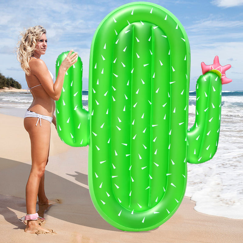 THINKMAX Inflatable Cactus Pool Float Large Swimming Float