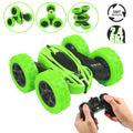 THINKMAX Remote Control Car 1165A RC Stunt Car Toy 360 Rotating Vehicle Green